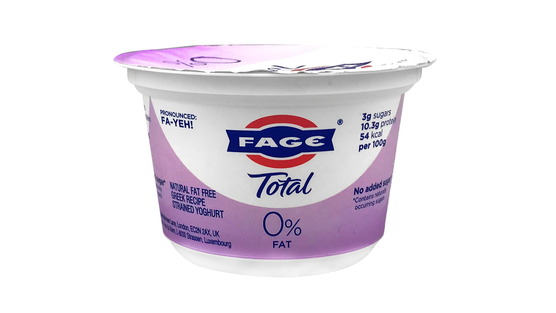 Fage Total 0 Fat Yogurt 150g 2