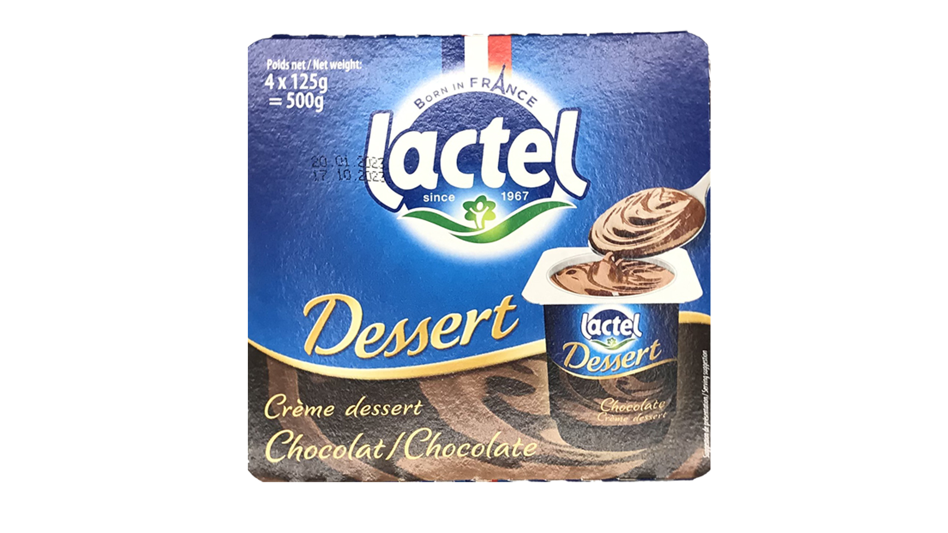 Lactel Chocolate Creme Dessert 4 Pack 1