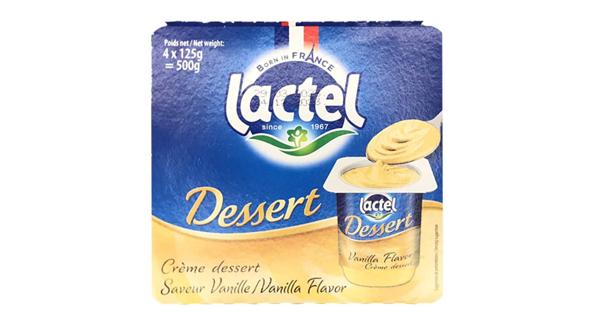 Lactel Vanilla Creme Dessert 4 Pack 1