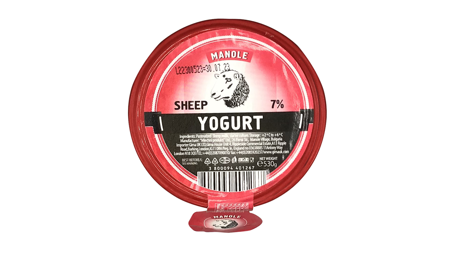 Manole Sheep 7 Yogurt 530g 2