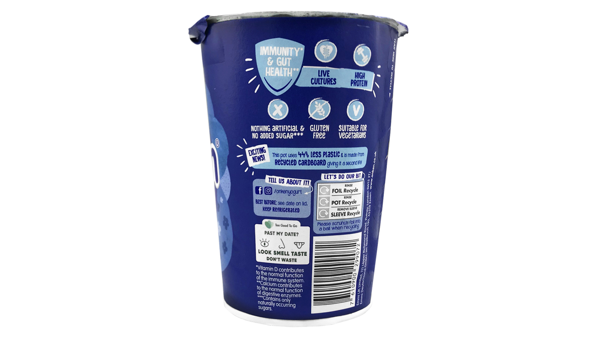 Onken Natural Set Yoghurt 450g 1