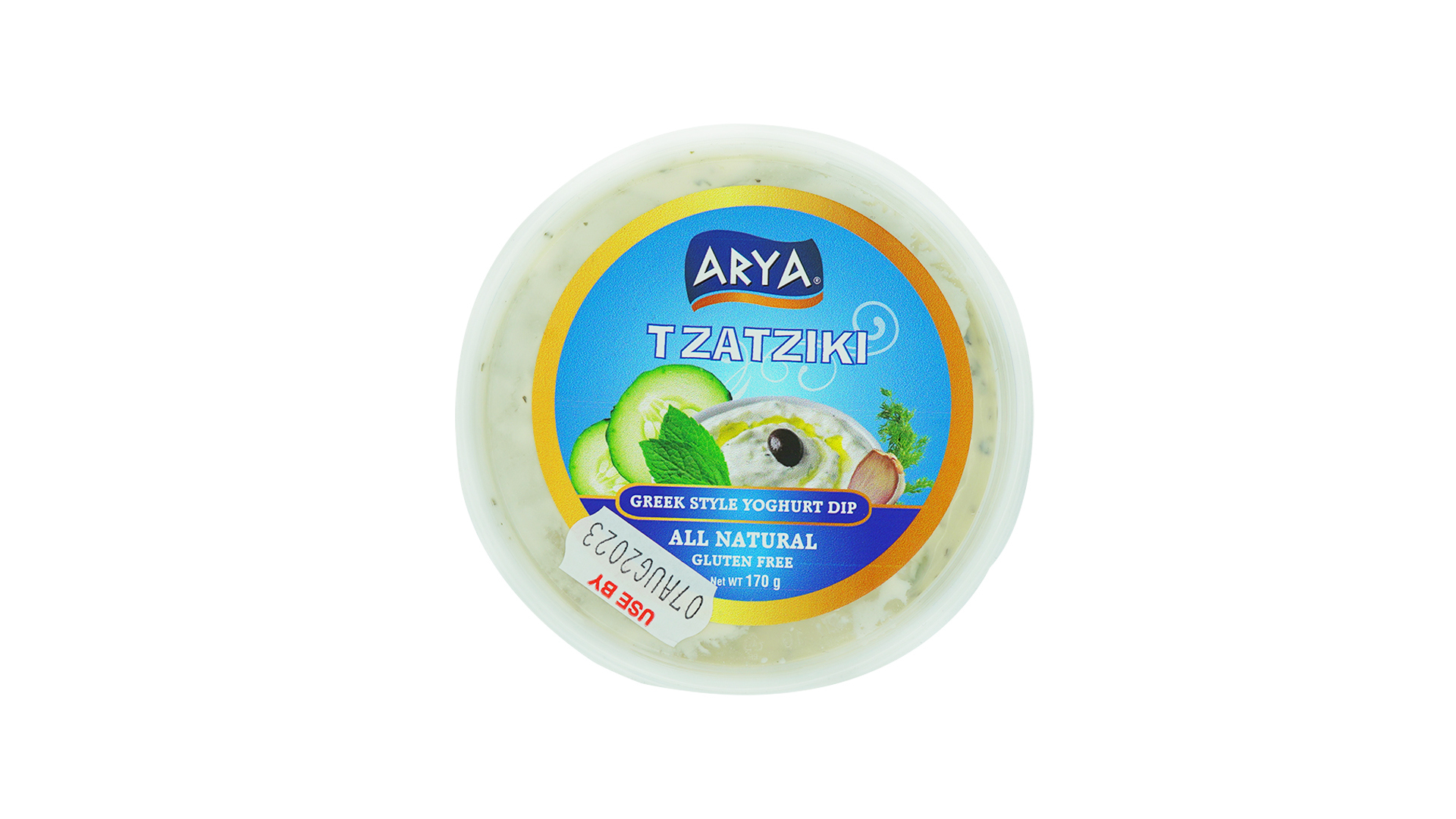 Arya tzatziki greek style yoghurt dip 170g 1