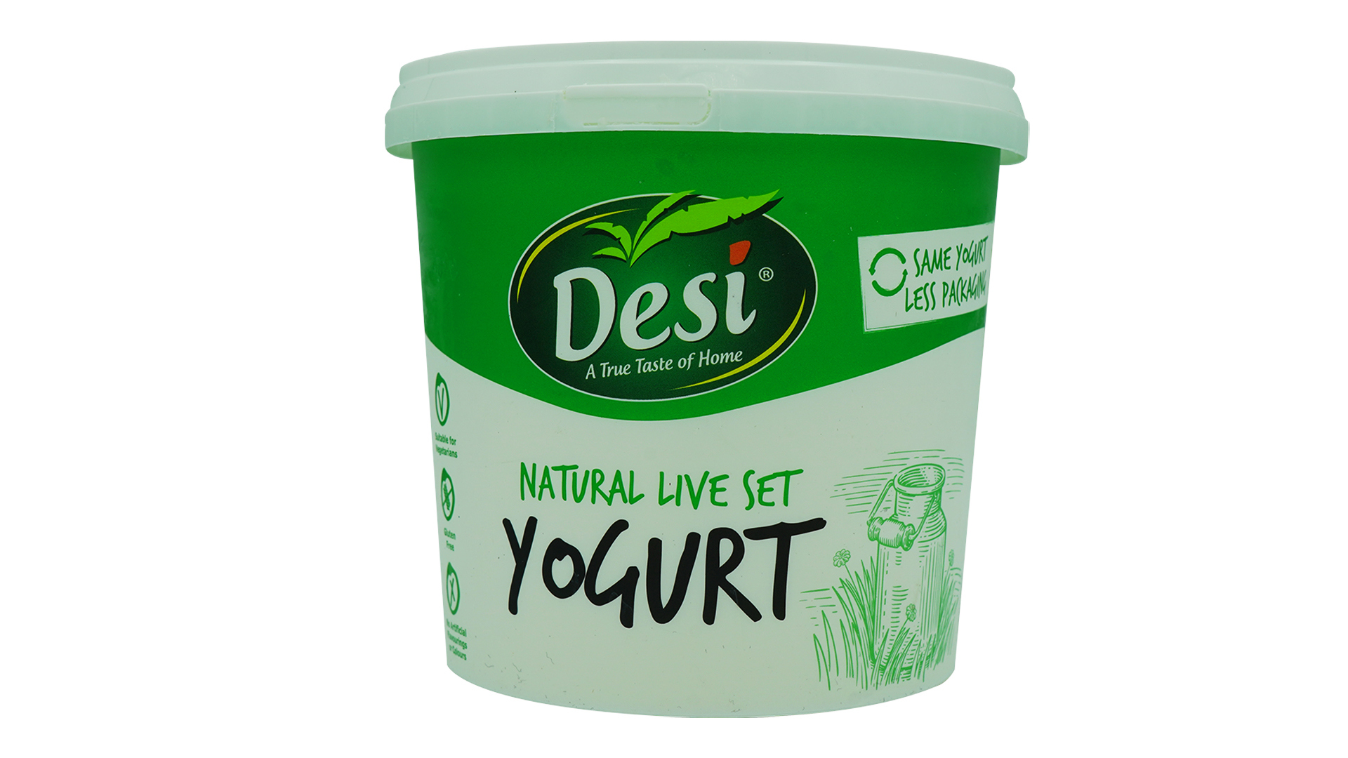 Desi natural live set yogurt 1kg 1