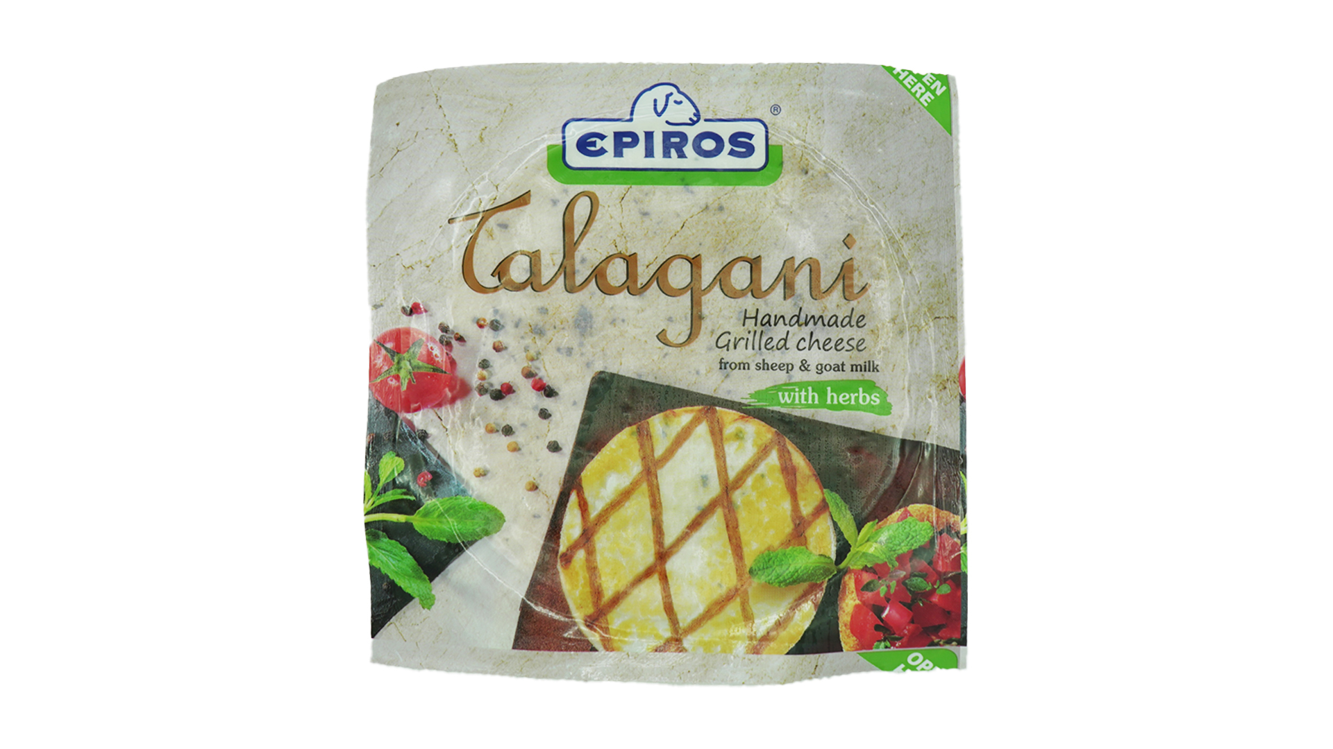 Epiros talagani handmade grilled cheese with herbs 180g 1