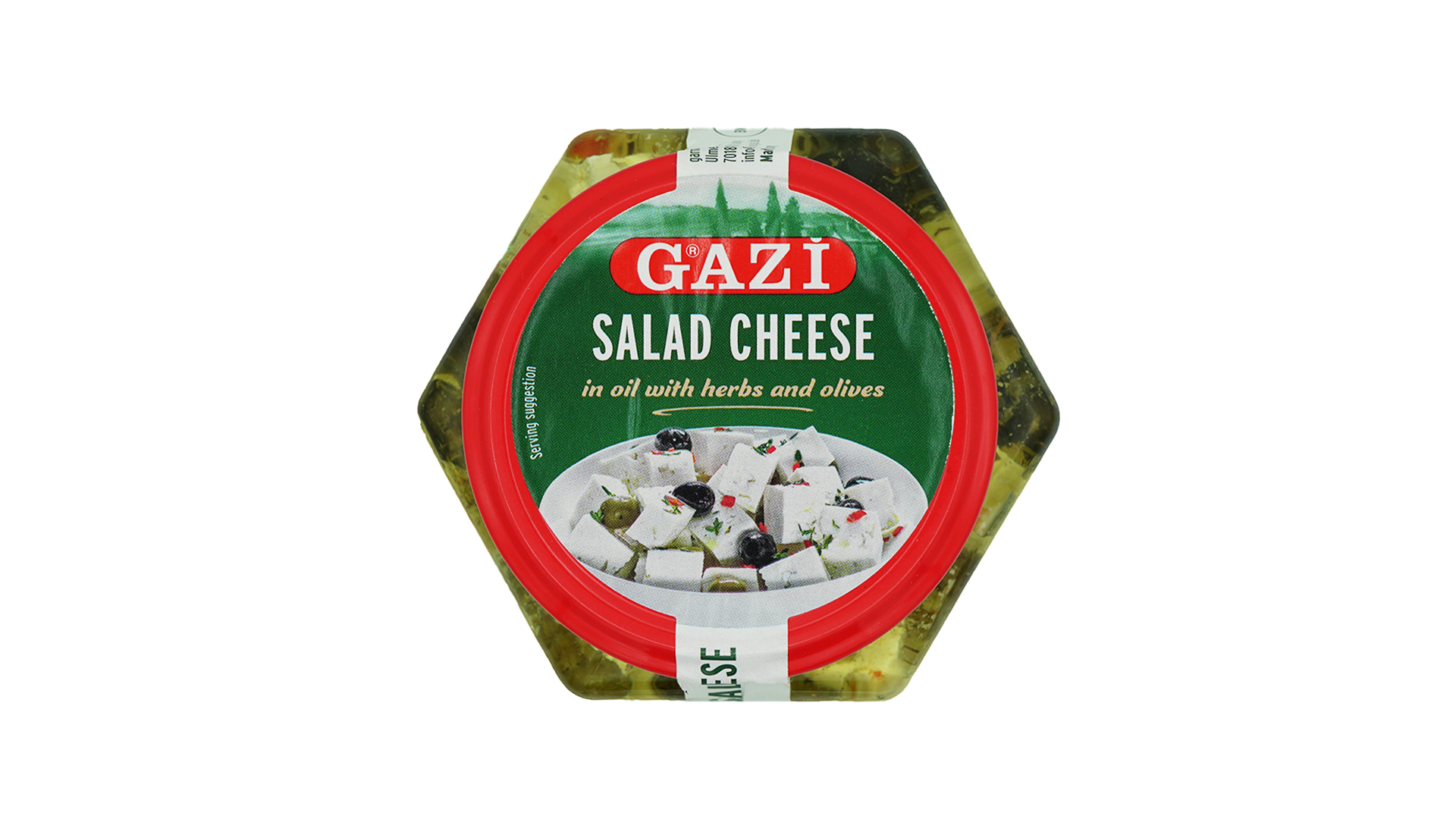 Gazi salad cheese in oil with herbs 375g 1