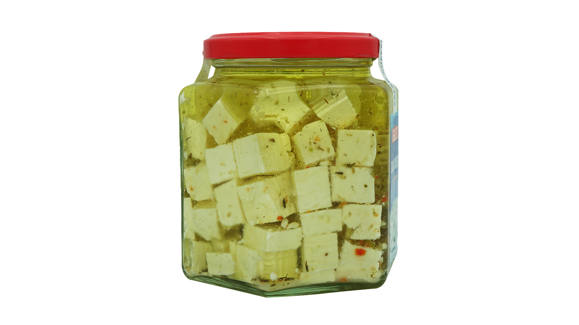 Gazi salad cheese in oil with herbs blue label 375g 3