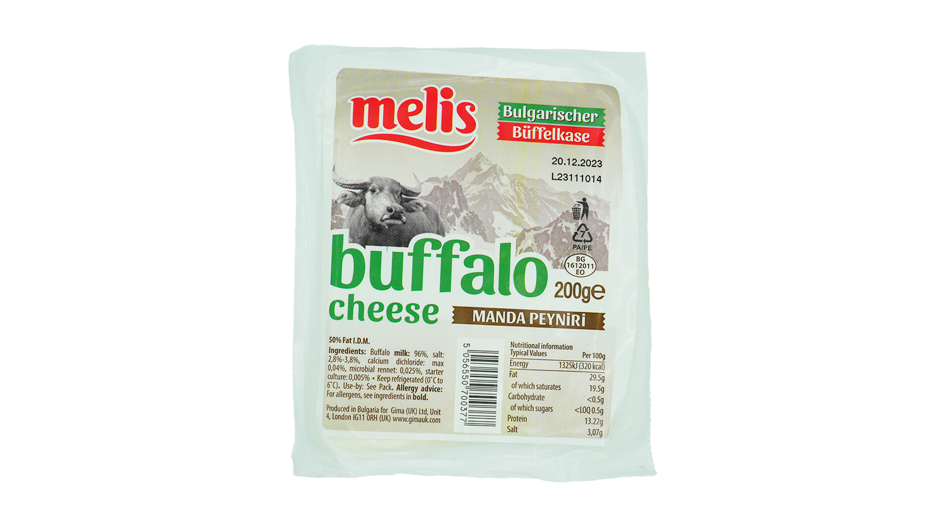 Melis buffalo cheese 200g 1